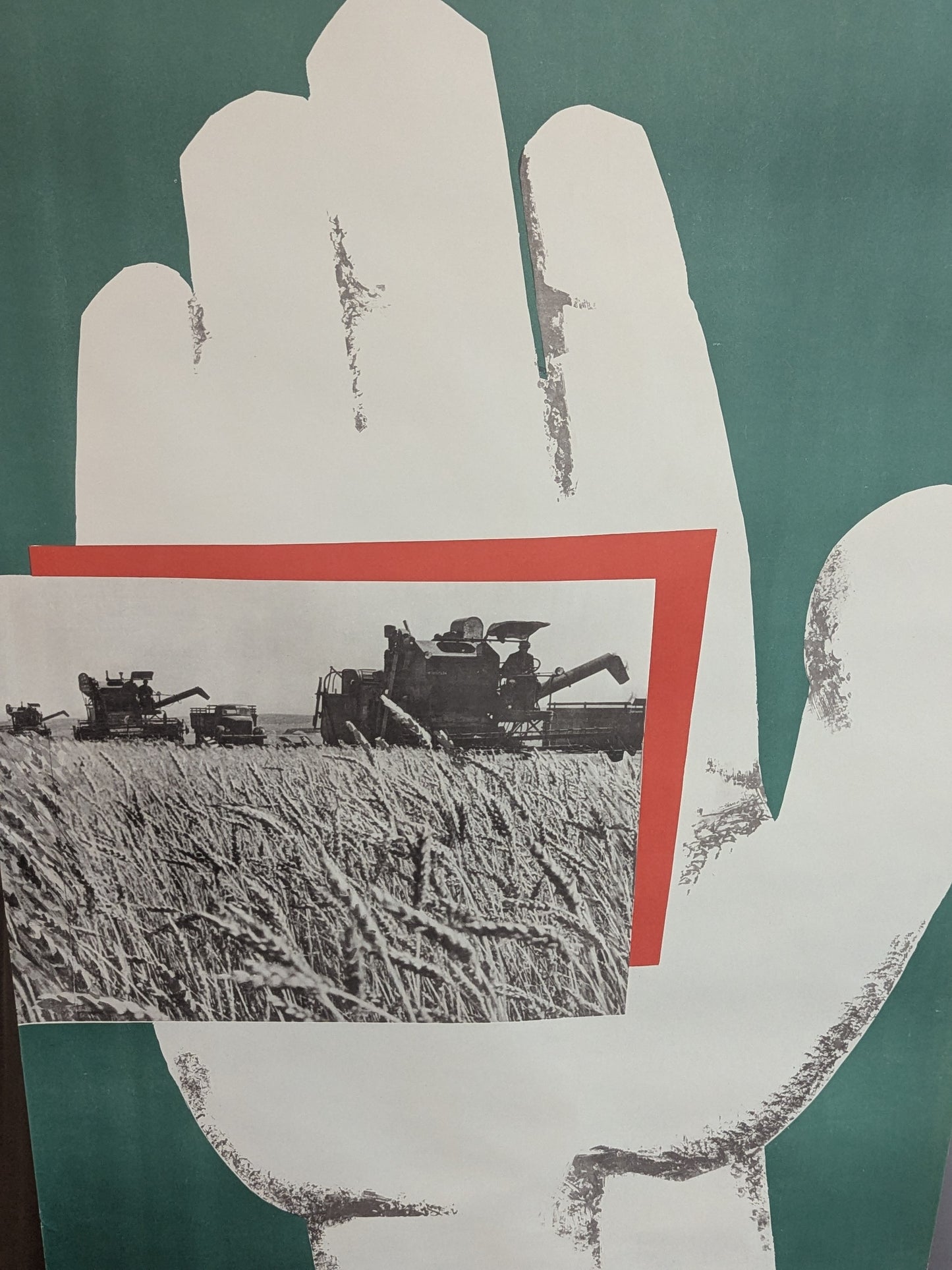 1966 Soviet Poster – "For the Rise of Agriculture" (Original USSR Propaganda)