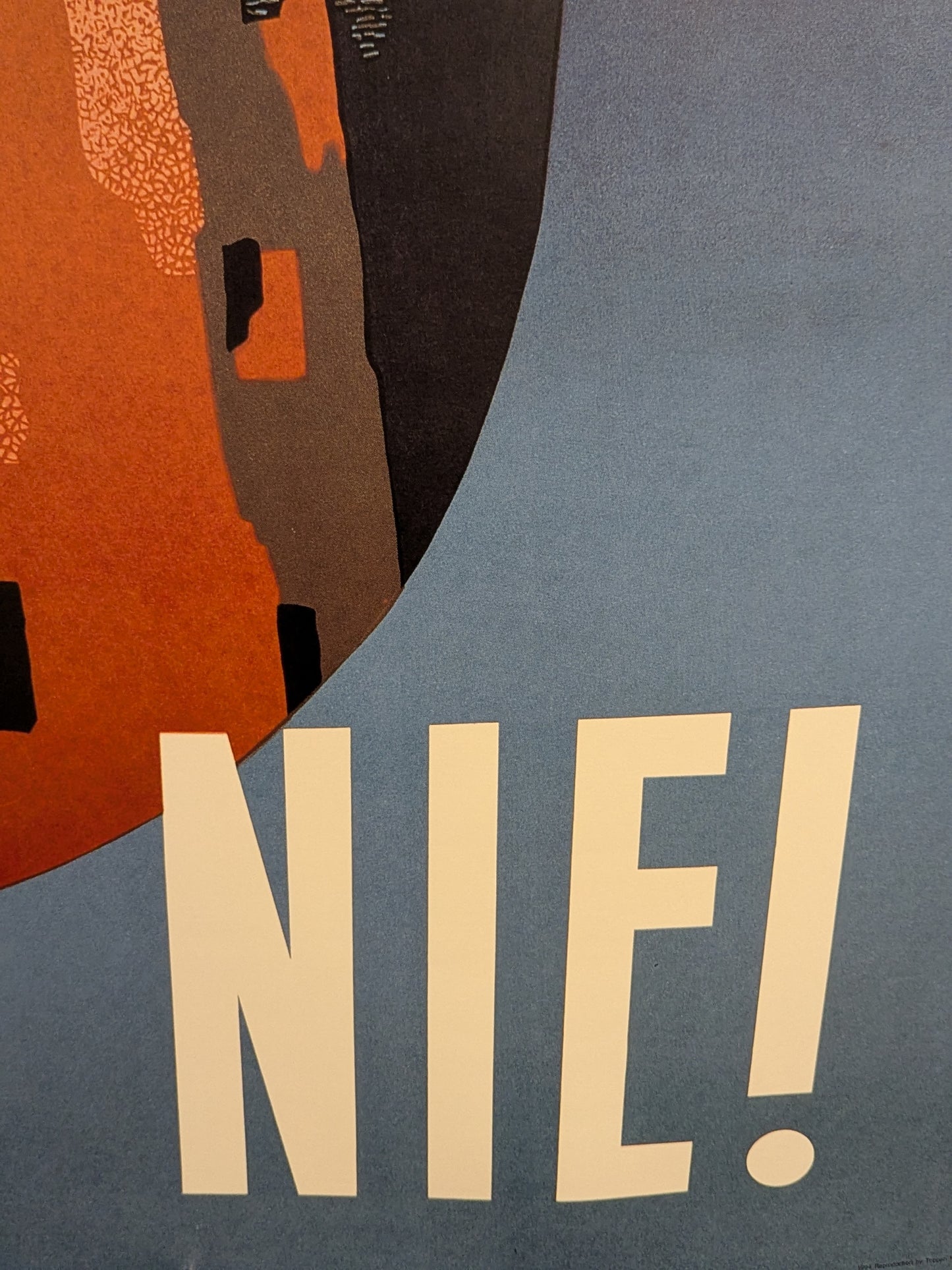 1994 Toppan Reproduction – “NIE!” Anti-War Poster