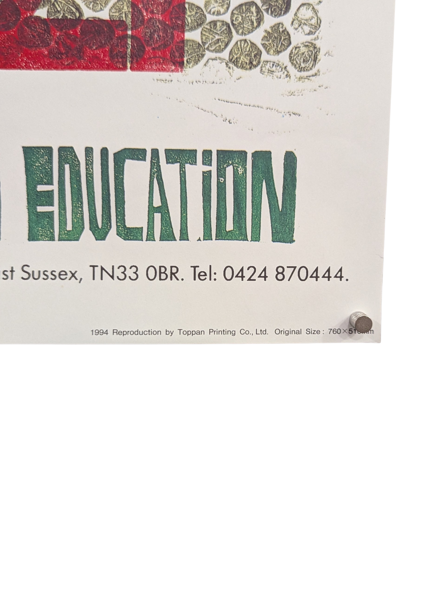 “We Don’t Just Feed Them, We Arm Them” – Pestalozzi Educational Poster (1994 Toppan Reproduction)