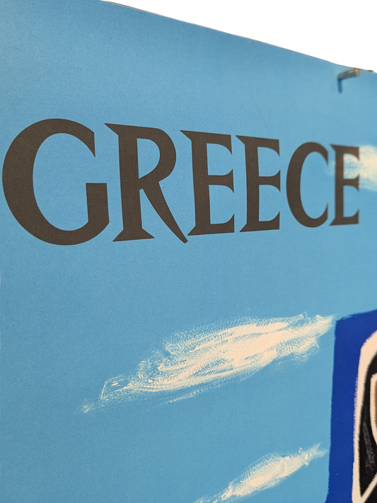 Original 1962 Air France Travel Poster – Greece by Guy Georget