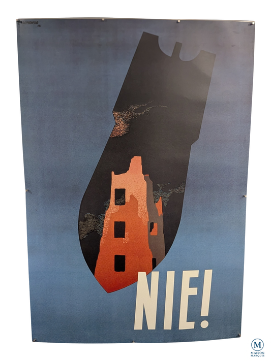1994 Toppan Reproduction – “NIE!” Anti-War Poster