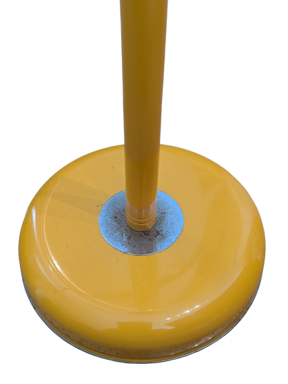 Mid Century Japanese Yellow Metal Standing Ashtray