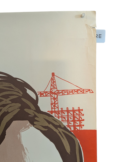 1978 SOVIET USSR Communist Propaganda Poster - THE PEOPLE AND THE PARTY ARE ONE